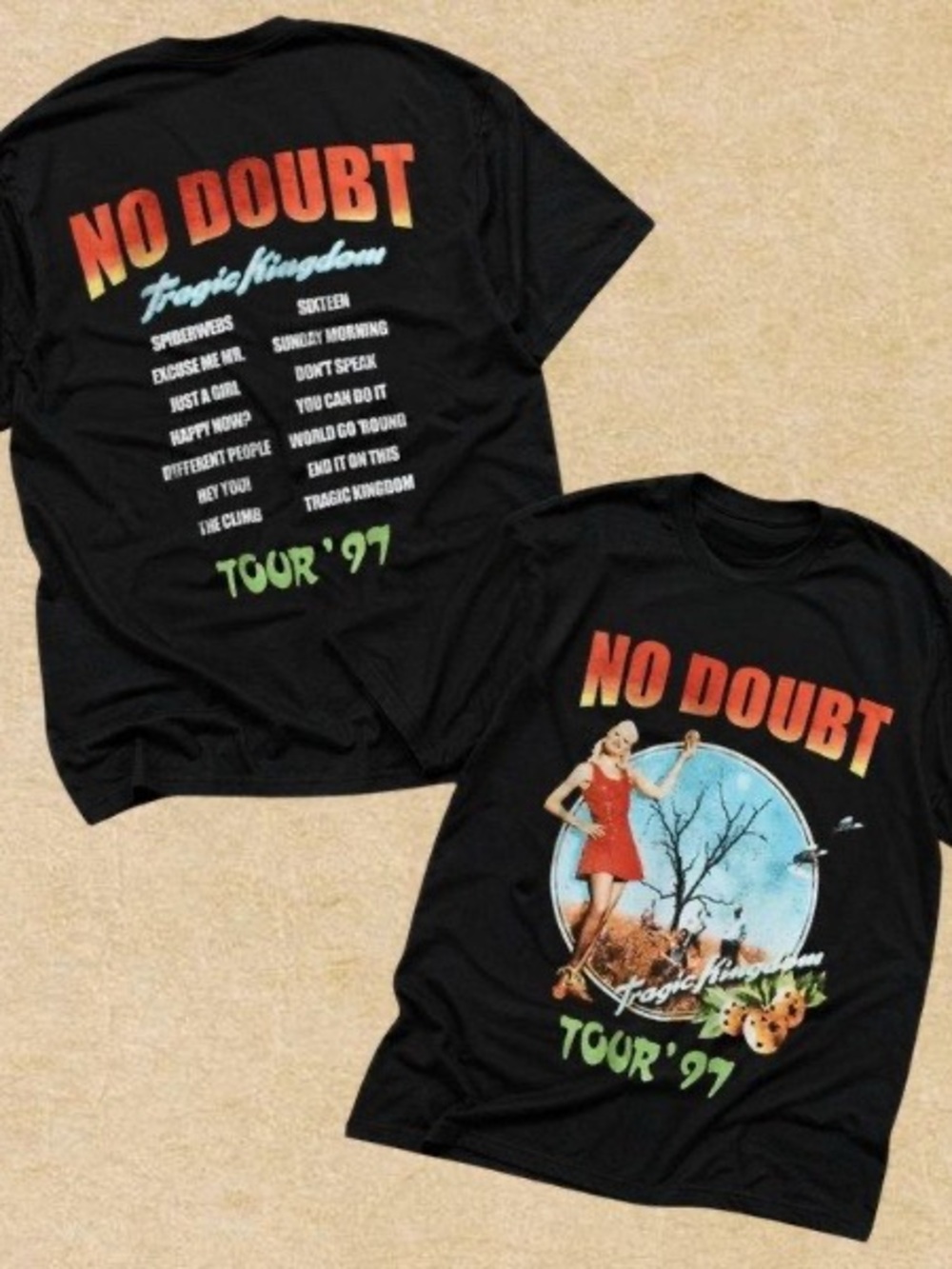 No Doubt 97 Gildan Black Graphic T-shirt